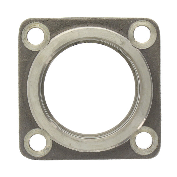 An Insinger D2-158 metal tank flange with holes.
