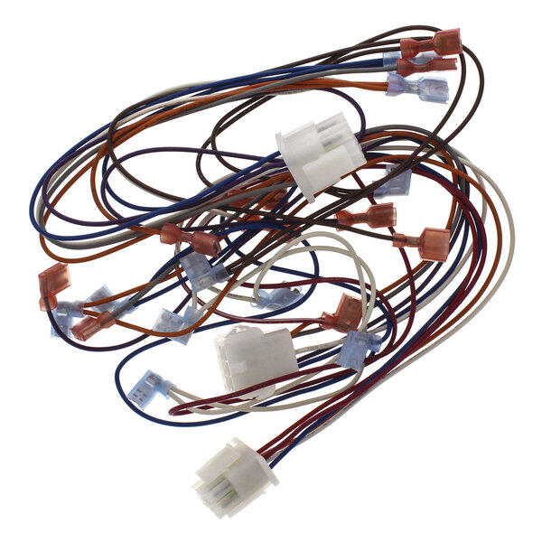 A Magikitch'N dual control panel wiring harness with colorful wires.