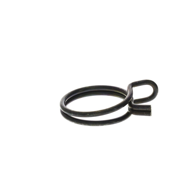 A black wire clip with a small hole from Cleveland.