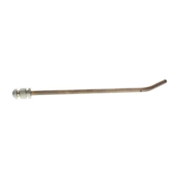 A metal rod with a long handle and a ball on it.
