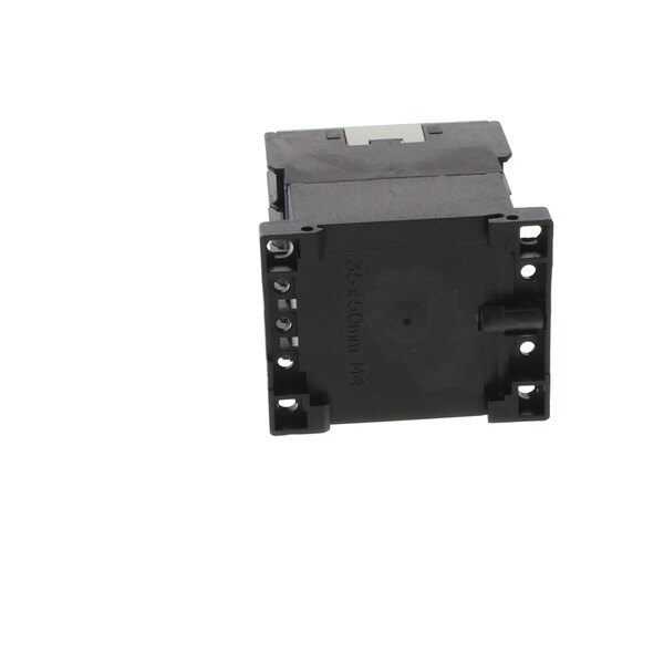 A black rectangular Doyon Baking Equipment contactor with holes.