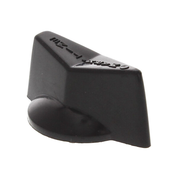 A black plastic Doyon Baking Equipment timer knob with writing on it.