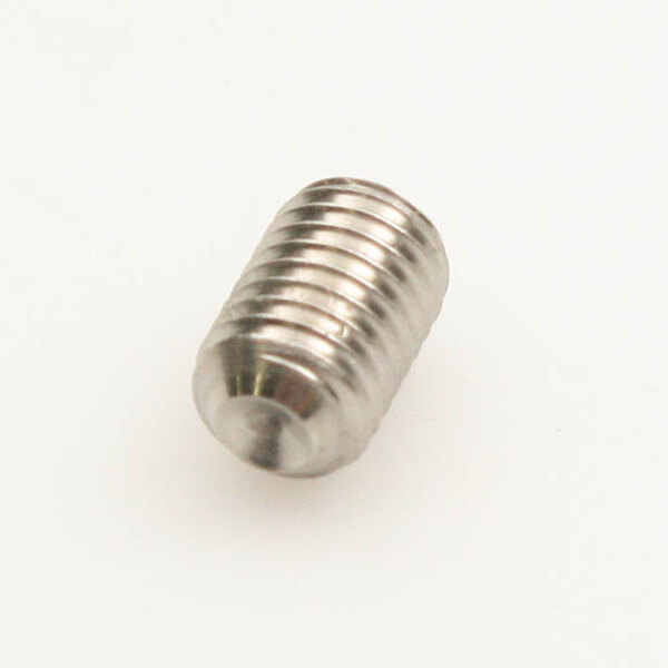 A close-up of a stainless steel Cleveland hex socket screw.