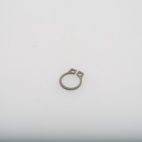 A Cleveland 5/16 Nom Ss metal ring with holes on a white surface.
