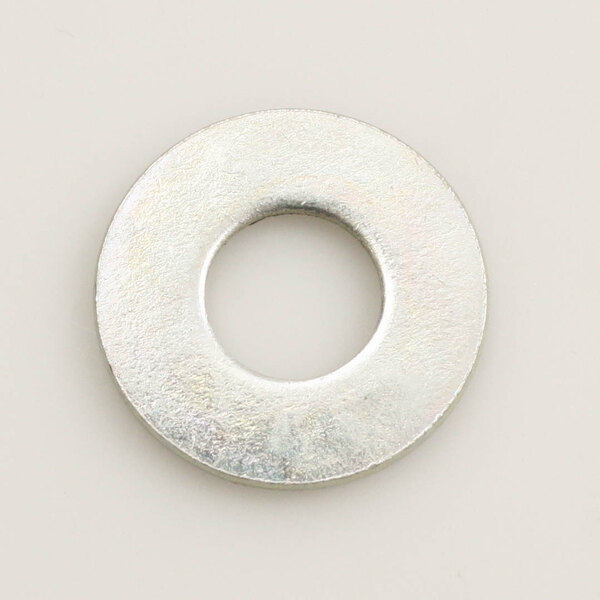 A close-up of a Groen USS flat washer with a hole in the center.