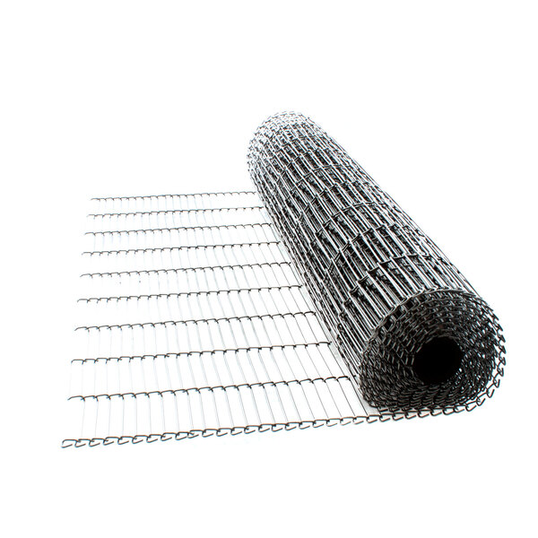 A roll of metal wire mesh.