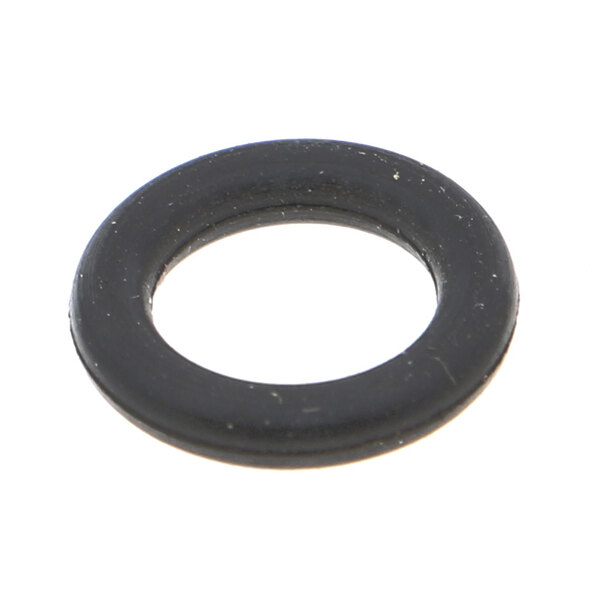 A close-up of a black round Perlick O-ring.