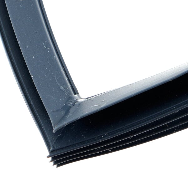 A close up of a black plastic Alto-Shaam Gasket.