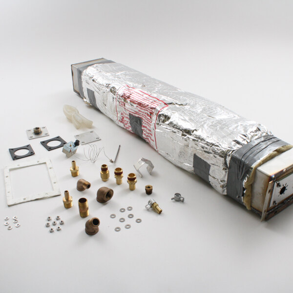 A white square Cleveland kit box with foil and other parts inside.
