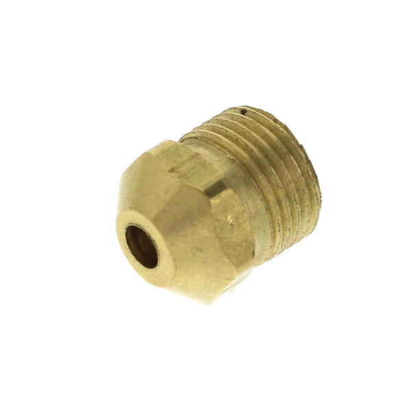 A brass threaded Bakers Pride orifice.