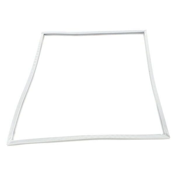A white rectangular plastic gasket for a Traulsen refrigerator.