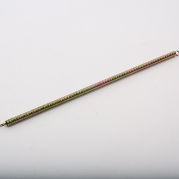 A metal rod with a green ring on the end.