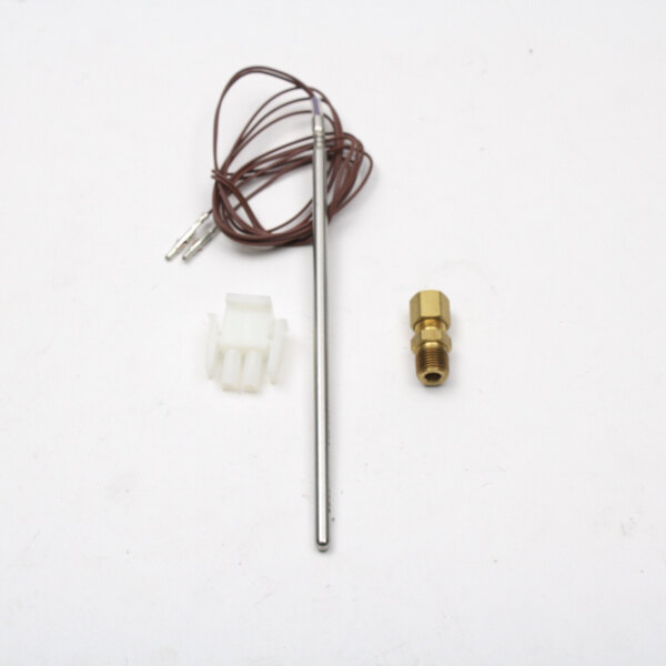 An Anets metal probe with a brown wire and a connector.