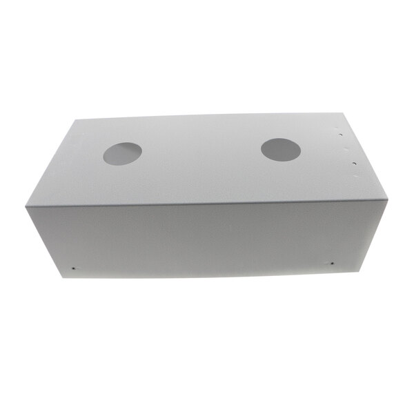 A white Hatco box with two holes.