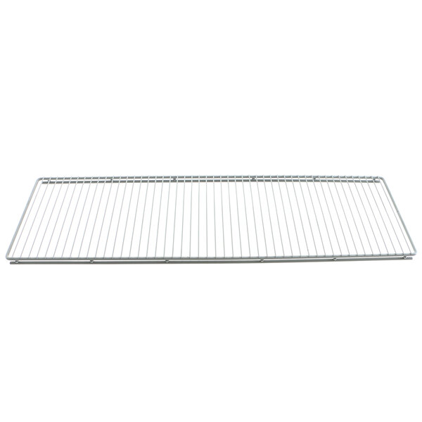 A metal wire rack for sheet pans.