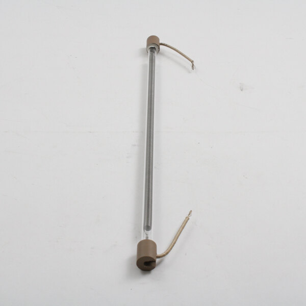 A metal rod with a wire on the end.