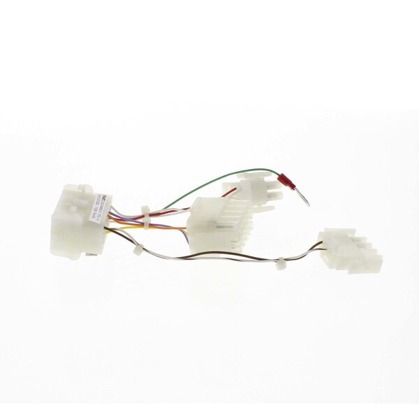 A white plastic BKI computer wire harness with two wires and a connector.