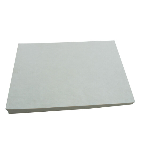 A white square of Giles filter paper.