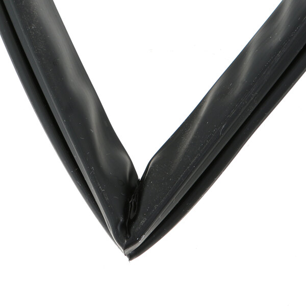 A black rubber seal for a Continental Refrigerator glass lid.