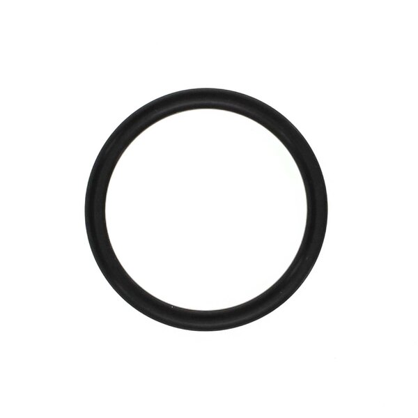 A black rubber ring with a circle in the middle