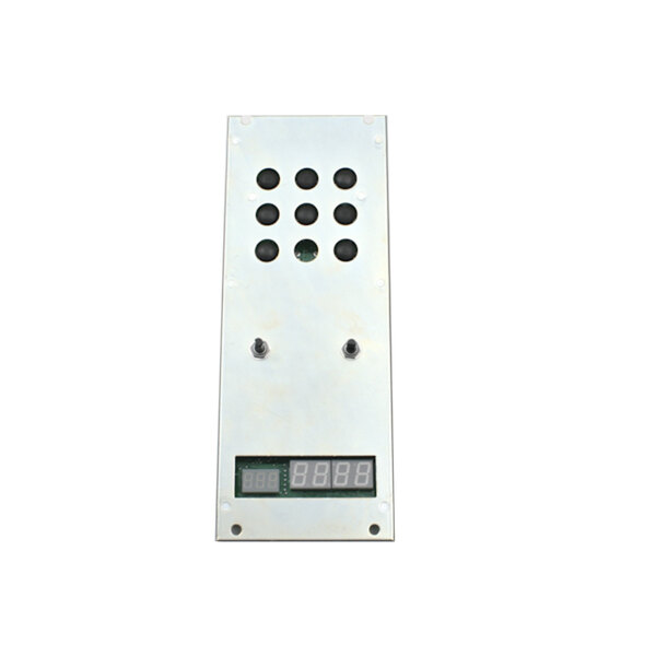 A white rectangular Wells Control Temp/Time with black buttons and a digital display.