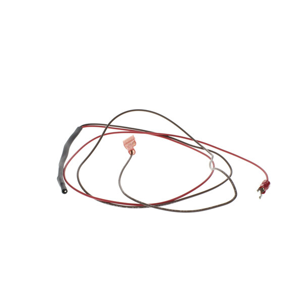A Grindmaster Cecilware mix low indicator wire with a red and white connector.