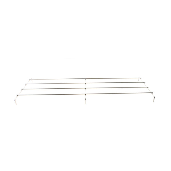 A Cleveland wire rack with four thin metal rods.