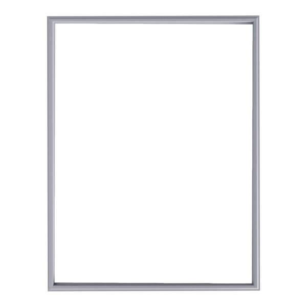 A white rectangular gasket with a white background.