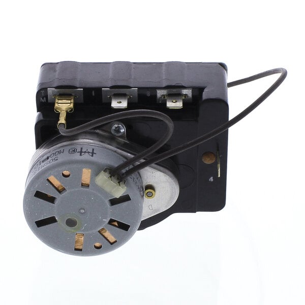 An Alto-Shaam TR-34539 timer, a small black device with a black and white wire.