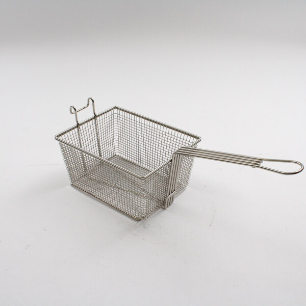 A Wells wire basket with a handle.