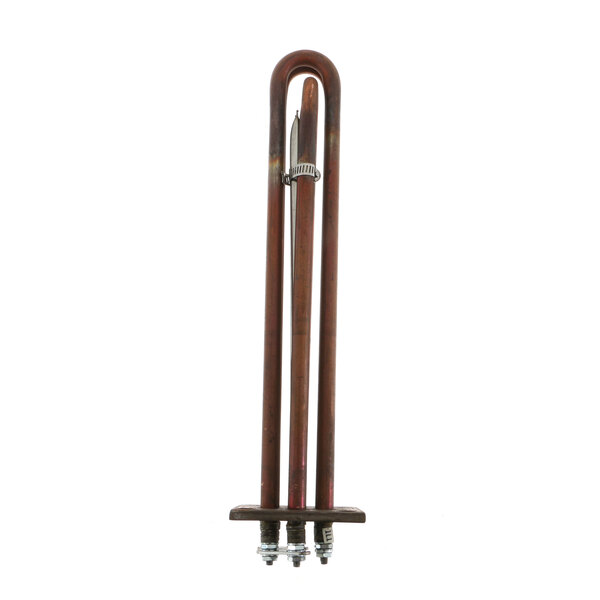 A Cleveland 3-inch square flange heater with metal tubes.