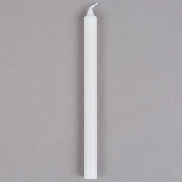 A white Will & Baumer Chace candle in a white tube with a white tip.