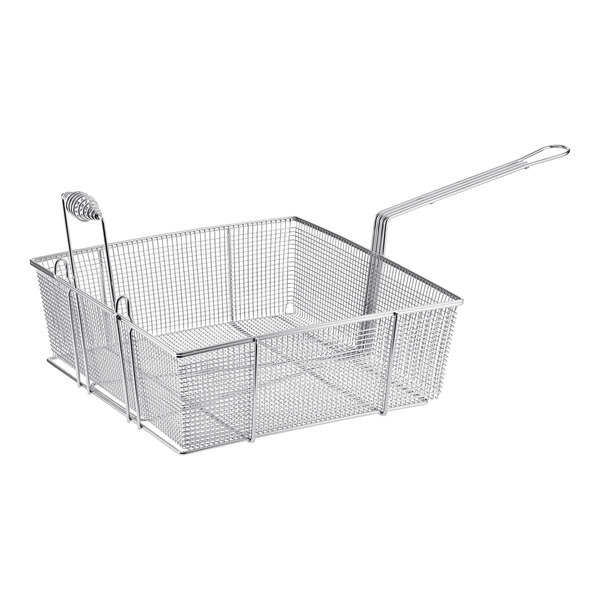 Pitco P9800-54 17 3/4" x 16 3/4" x 6" Full Size Fryer Basket with Front Hook