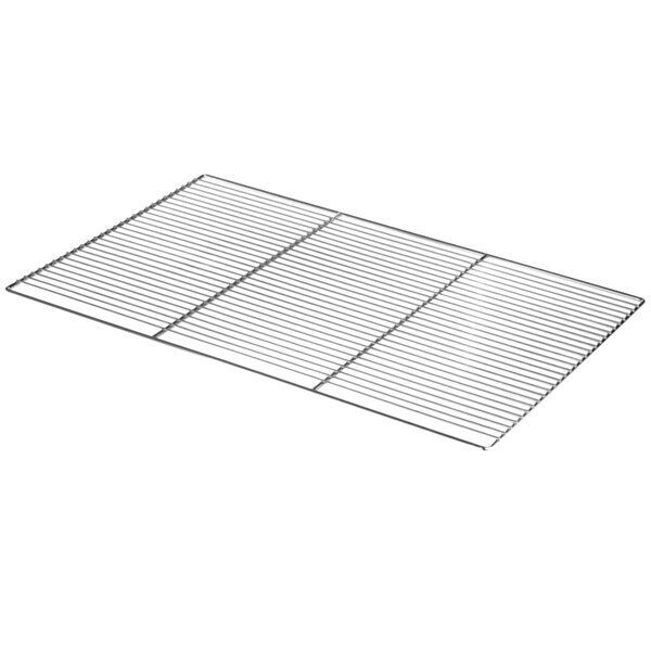 A Cres Cor stainless steel wire rack with two rows of wire on a white background.