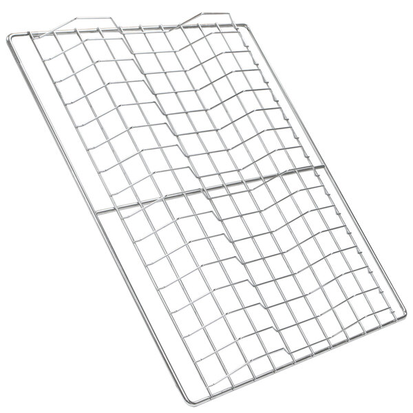 A Cres Cor metal rib rack with a grid on it.