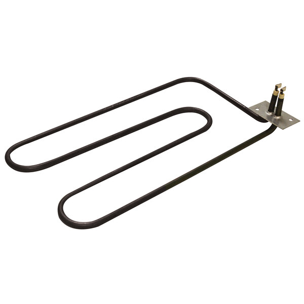 An electric heating element with two wires.