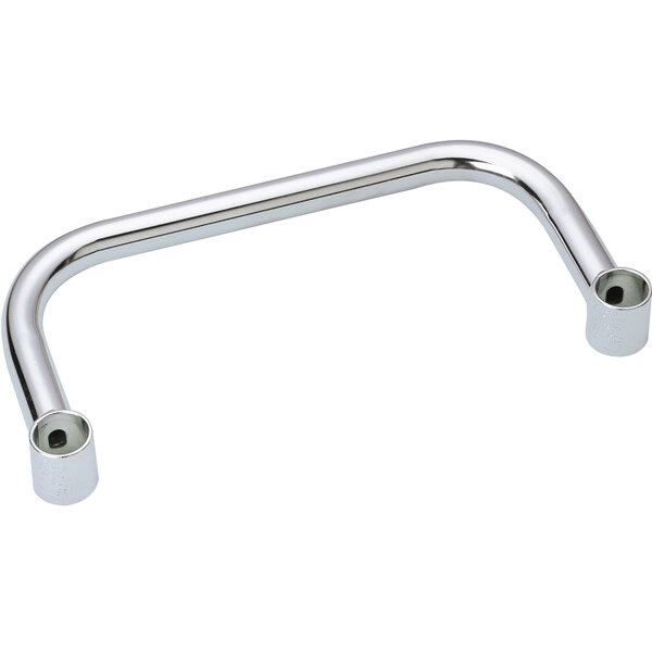 A silver Metro Super Erecta chrome extend handle with holes.