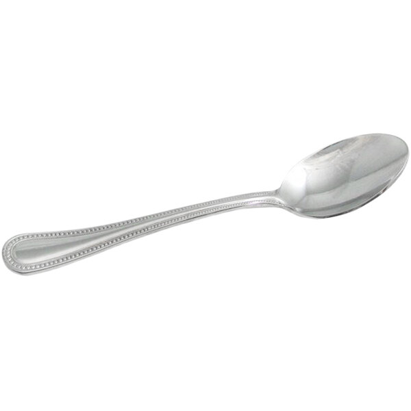 A Bon Chef stainless steel teaspoon with a handle.