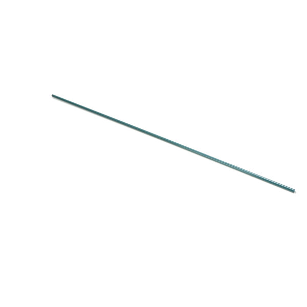 A long green needle on a metal handle.