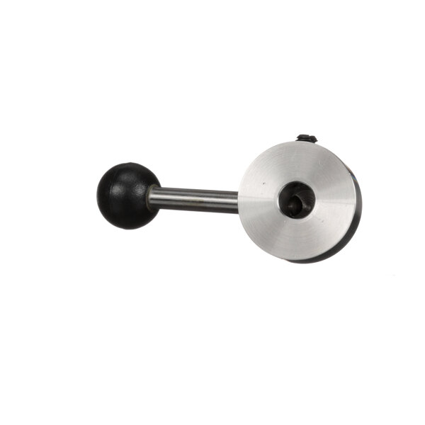 A metal Globe Auto Engage Lever Assy with a round metal ball.