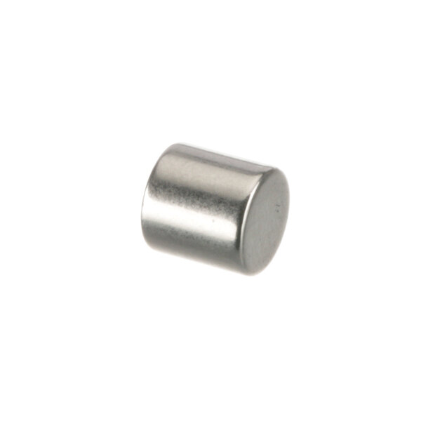 A stainless steel round cylinder magnet.