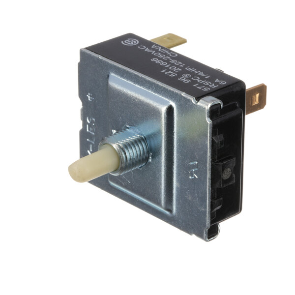 A small metal and plastic Speed Queen cycle selector switch.