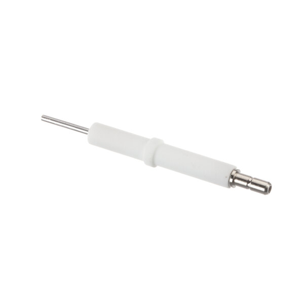 An Electrolux metal and white plastic electrode.