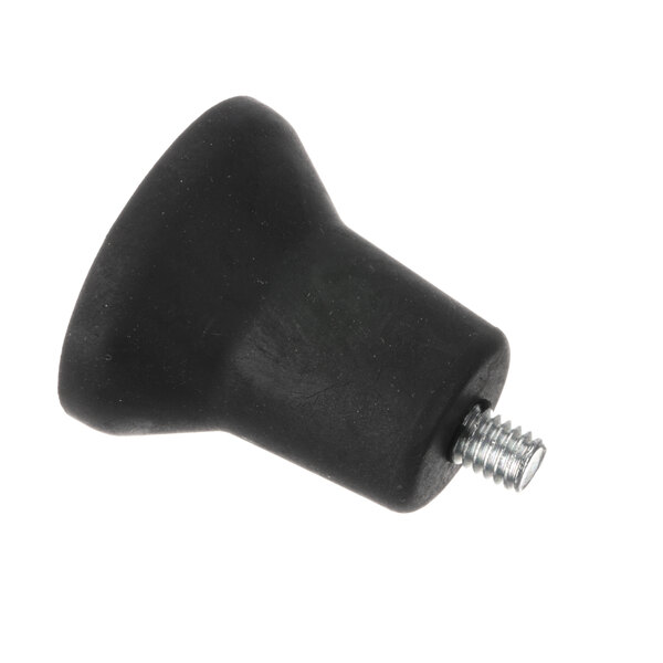 A black plastic Hobart foot with a screw.