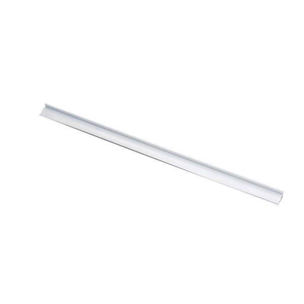 A long white plastic tube with a metal bar inside.