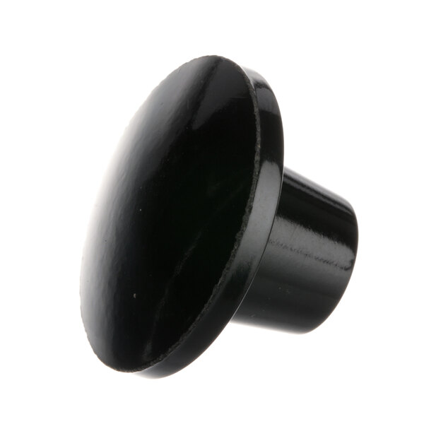 A black plastic Lang damper knob.