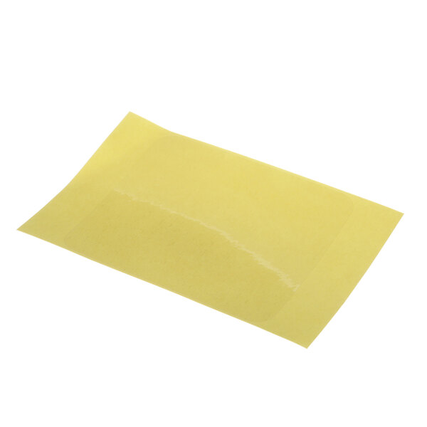 A yellow rectangular Panasonic oven lamp sheet.