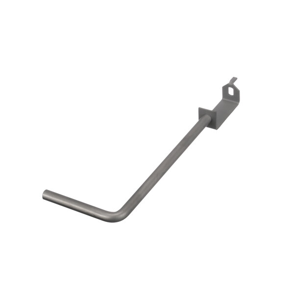 A metal hook for a Pitco fryer filter handle.
