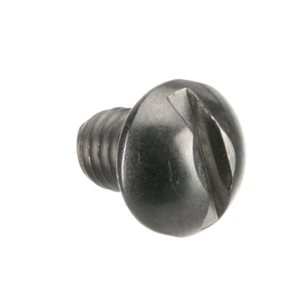 A close-up of a Stephan 7023 screw with a black head.