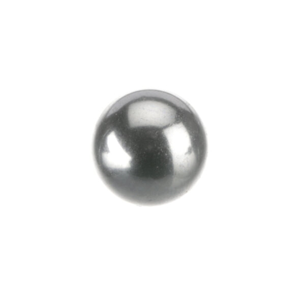 A close-up of a black Hobart ball bearing with white accents.